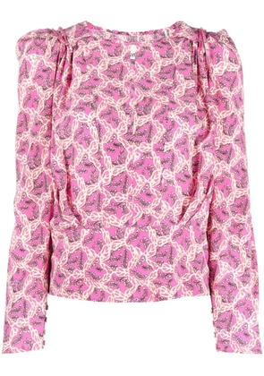 ISABEL MARANT Zarga blouse - Pink