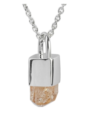 Parts of Four sterling silver Talisman imperial topaz necklace