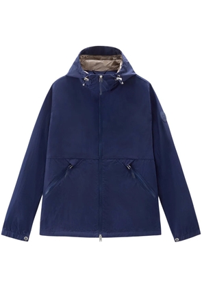 Woolrich Crinkle hooded windbreaker - Blue