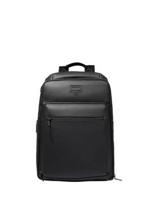 Lancel embossed-logo backpack - Black