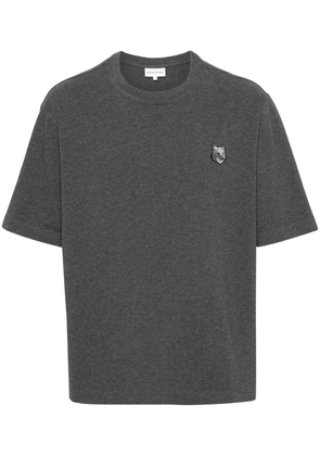 Maison Kitsuné Fox-motif cotton T-shirt - Grey