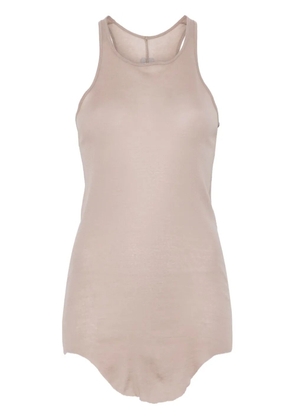 Rick Owens cotton tank top - Neutrals