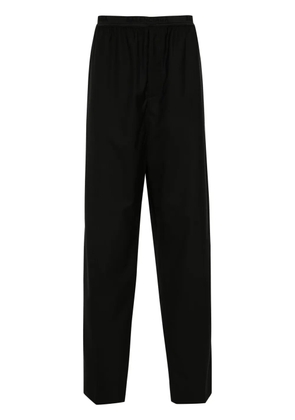 Balenciaga logo-waistband loose-cut trousers - Black