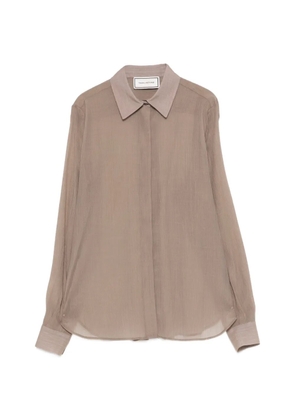 Tagliatore patch shirt - Neutrals