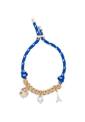 Maje flower heart charm bracelet - Gold