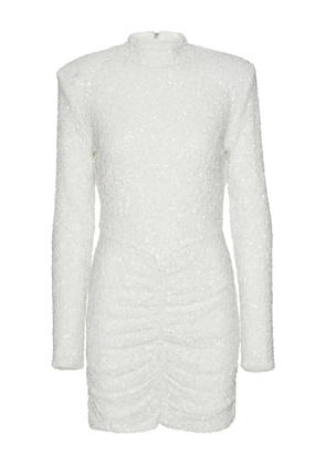 ROTATE BIRGER CHRISTENSEN long-sleeved mini dress - White