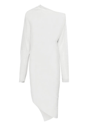 P.A.R.O.S.H. asymmetric midi dress - White