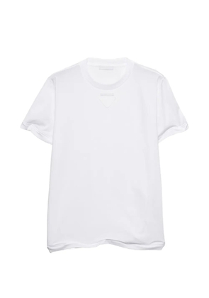 Prada Shapeable cotton T-shirt - White
