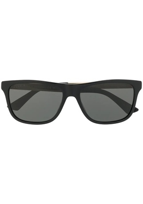 Gucci Eyewear rectangular frame sunglasses - Black