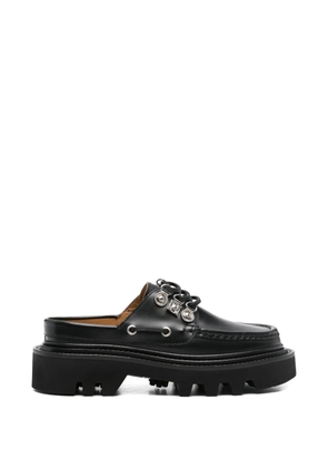 Toga Pulla embellished leather mules - Black