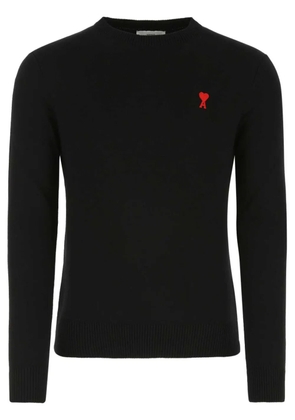 AMI Paris Ami De Cœur crewneck jumper - Black