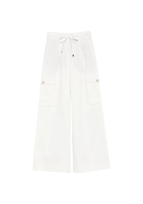 Agnona cargo-pocket trousers - White