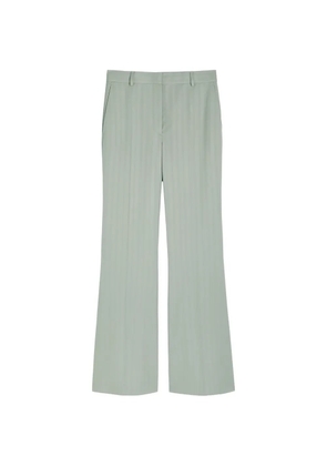 Stella McCartney striped-pattern trousers - Green