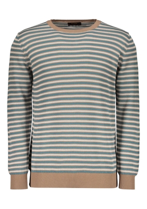 Moorer striped jumper - Blue