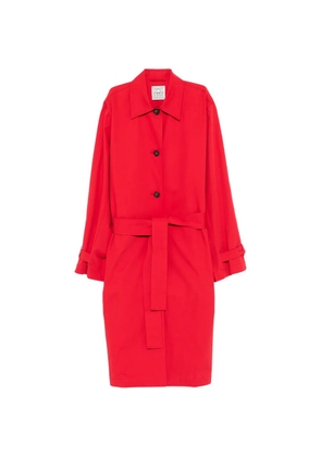 TOTEME belted button-fastening coat - Red