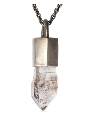 Parts of Four Talisman Specimen pendant necklace - Silver