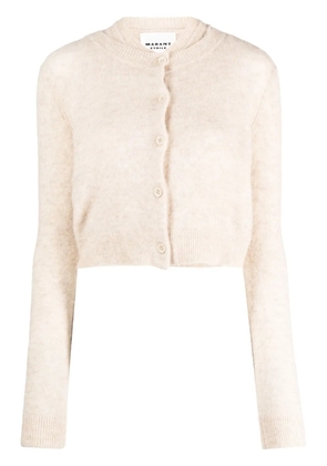MARANT ÉTOILE Amenita cropped cardigan - Neutrals