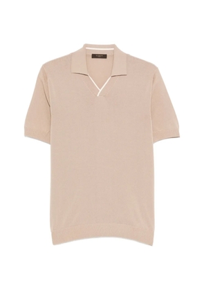 Zanone V-neck short-sleeve T-shirt - Neutrals