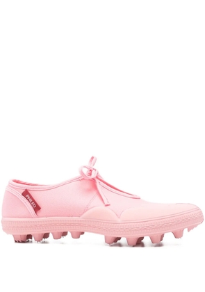 PHILEO lace-up studded ballet flats - Pink