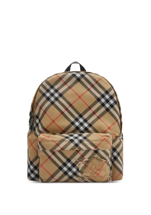 Burberry small check-pattern backpack - Neutrals