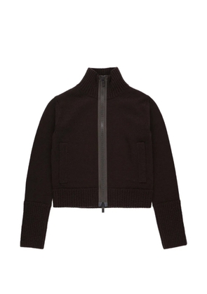 sacai wool cardigan - Brown