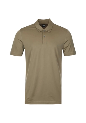 BOSS buttoned collar polo shirt - Green
