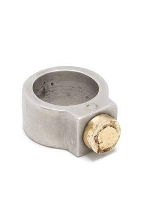 Parts of Four 18kt yellow gold Sahara ring - Silver