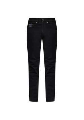Versace Jeans Couture logo patch jeans - Black