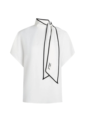 Karl Lagerfeld short-sleeve blouse - White