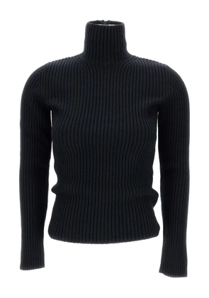 Max Mara ribbed turtleneck sweater - Black