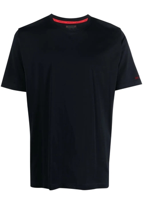 Kiton crew-neck cotton T-shirt - Blue