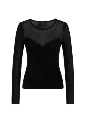 MARCCAIN Rethink Together ribbed T-shirt - Black