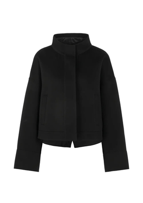 MARCCAIN stand-collar hooded jacket - Black