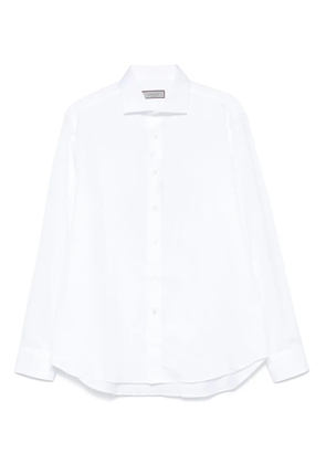 Canali cutaway-collar shirt - White