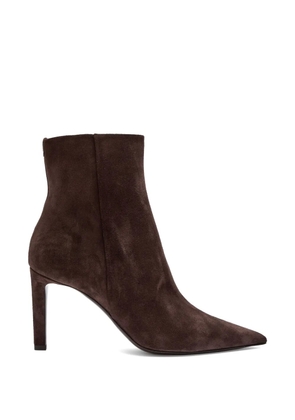 Jimmy Choo Frankie 85 suede boots - Brown