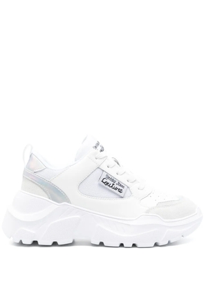 Versace Jeans Couture logo-patch sneakers - White