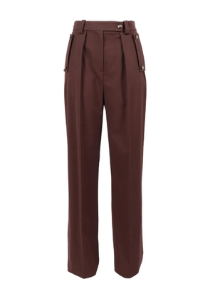 Elisabetta Franchi pleated pocket trousers - Brown