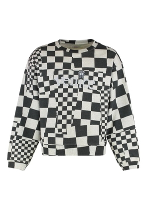 ERL checkerboard-pattern sweatshirt - Black