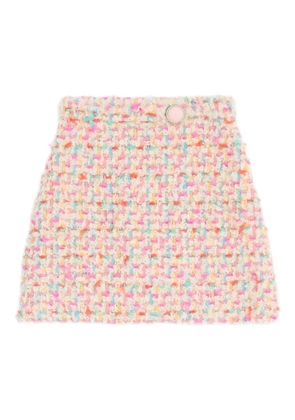 Valentino Garavani candy tweed skirt - Neutrals