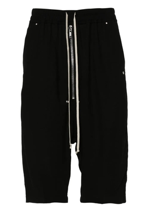 Rick Owens Bela Pods drop-crotch shorts - Black