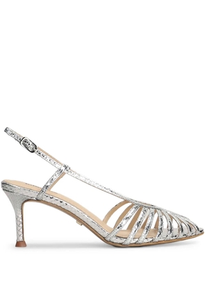 Lola Cruz 80mm Diana sandals - Silver