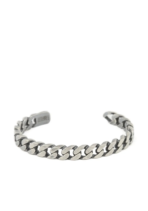 MM6 Maison Margiela curb-chain cuff bracelet - Silver