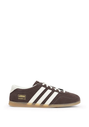 adidas stripe suede trainers - Brown