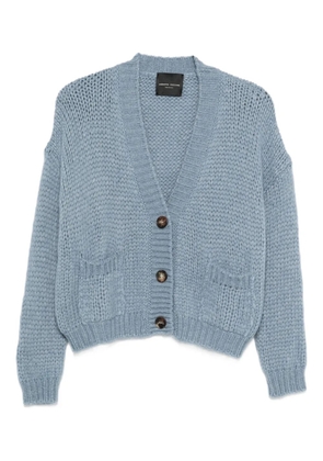 Roberto Collina button pocket cardigan - Blue
