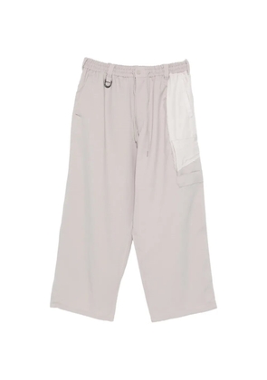Y-3 drawstring multi-pocket trousers - Grey