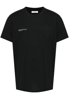 Pangaia logo-print organic-cotton T-shirt - Black