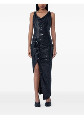 Vivienne Westwood sequined cowl-neck dress - Black