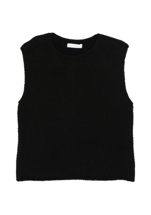 Liska round-neck vest - Black