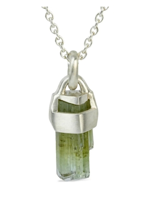 Parts of Four sterling silver Talisman Verdite necklace