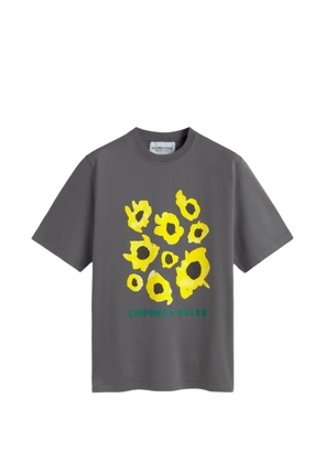 LES HÉRITIERS x Mas Sorrer Girasols printed T-shirt - Grey